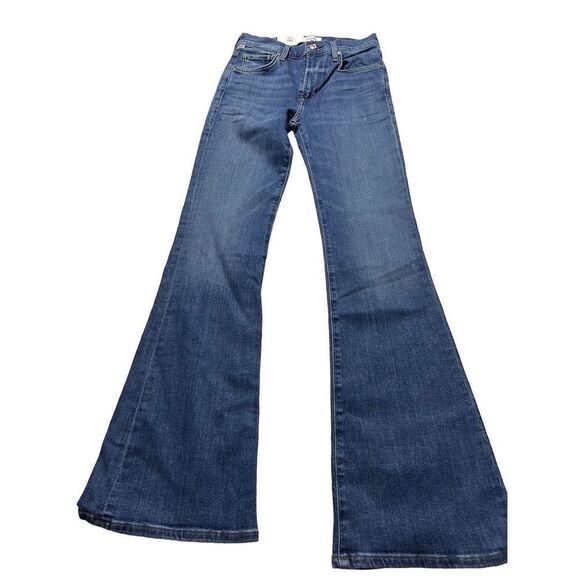 Citezens Of Humanity Women's Blue Emannuelle Low Rise Boot cut Jeans Size 26 NWT - Picture 1 of 7